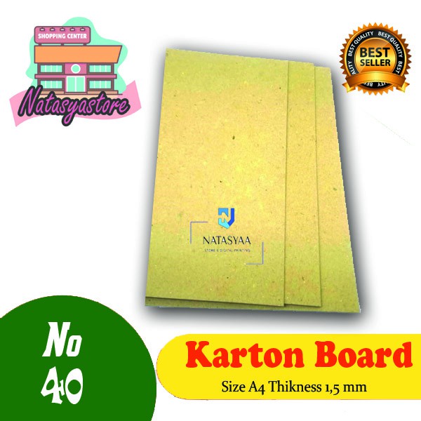 

Karton Board No. 40 A4