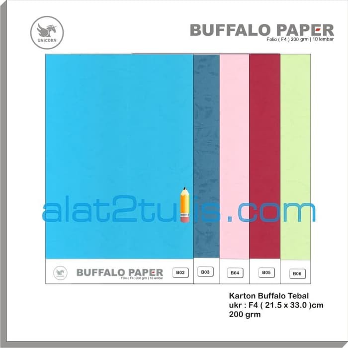 

Promo Unicorn Buffalo Papers | karton tebal 200 gr | jilid kertas Limited