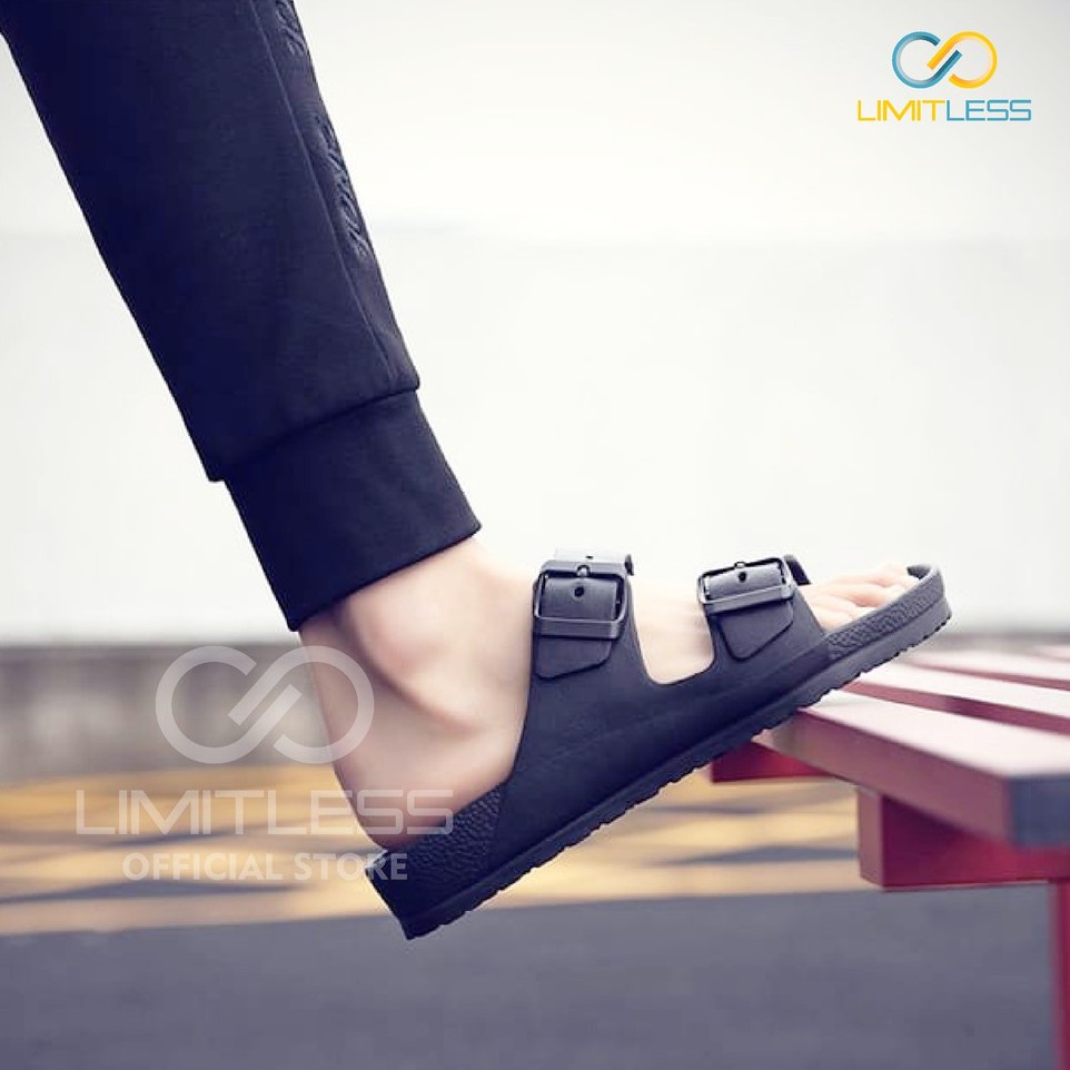 Sandal Pria Birkenstockk Casual Sendal Distro Pria Sendal Limitless Polos Sendal Selop Pria Santai