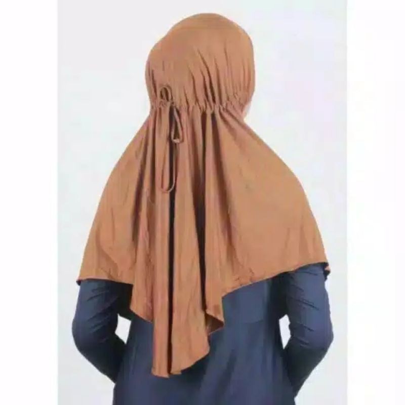 KERUDUNG SERUT HAMIDAH / BERGO TALI SERUT / HIJAB INSTAN