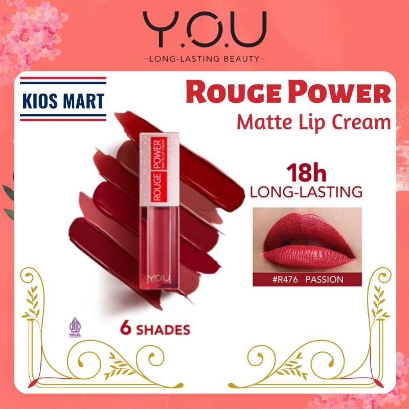 You Rouge Power Matte Lip Cream