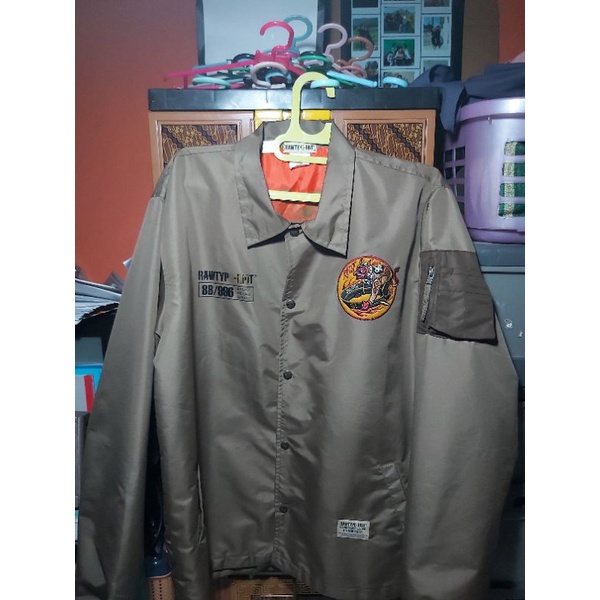 Rawtype Riot X Unkl347 WB Jacket olive Green (Limited Edition)