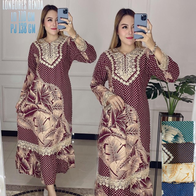 ( M Xl Xxl ) Rayon Tebal Adem Homedress Twill Busui Gamis Rayon Dress Rayon Gamis Busui Aira Basic