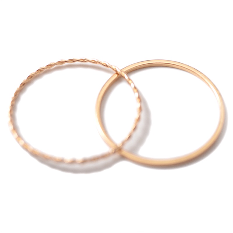 COD❤Cincin Mini Korea Wanita simple elegant fashion cocok untuk pesta formal dan hadiah Tri