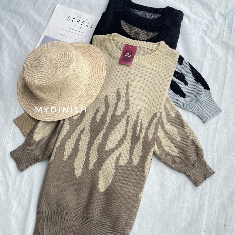 Qintan Oversize Sweater - Atasan Blouse  Terbaru