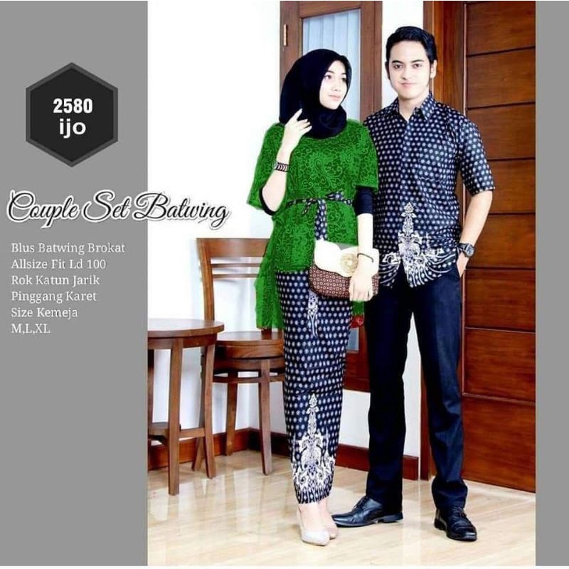 Maura Couple - Sania Ruffle Batik Couple Ori Ndoro Jowi Dnt Garansi Termurah