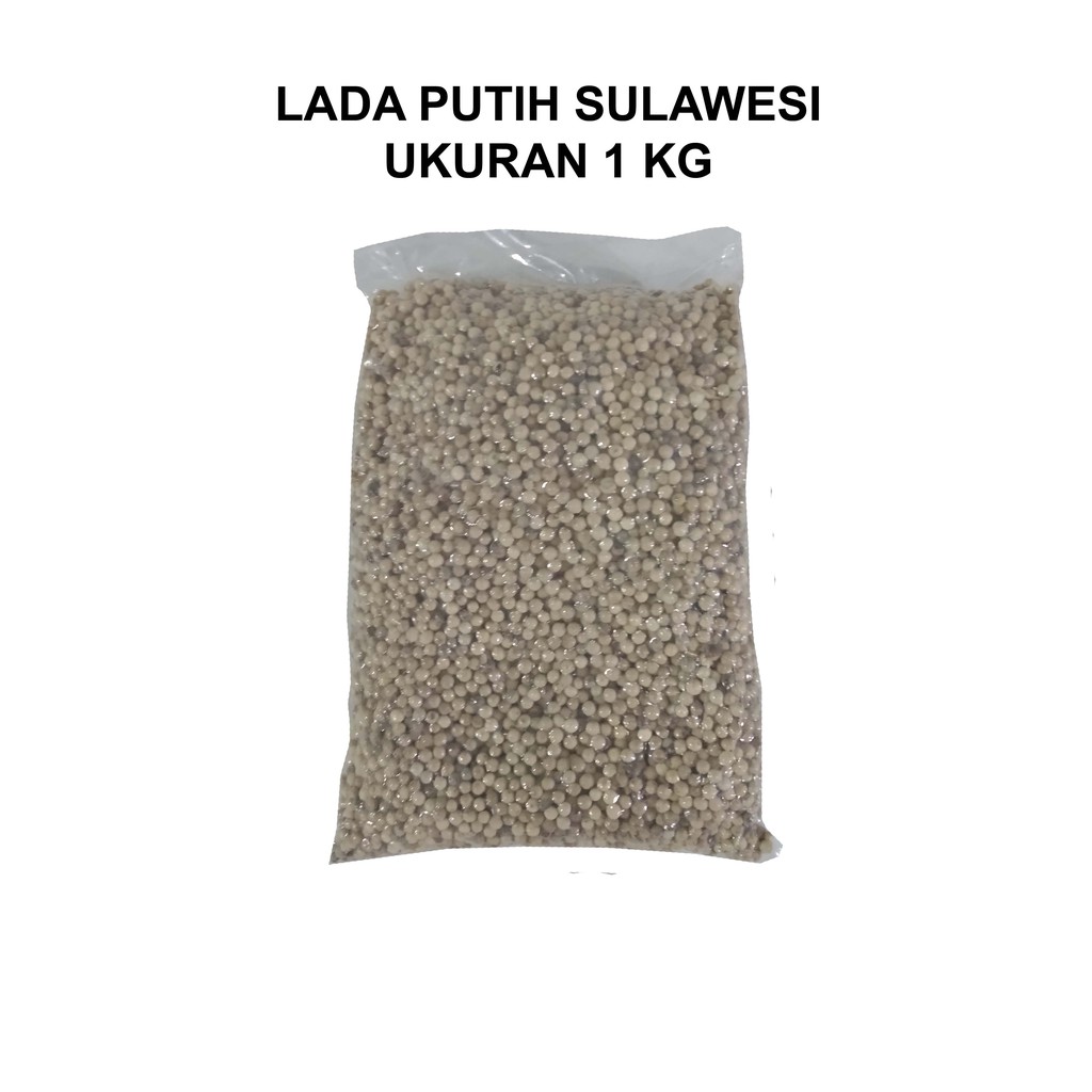 

LADA PUTIH BIJI / WHOLE PURE WHITE PEPPER 500 GR