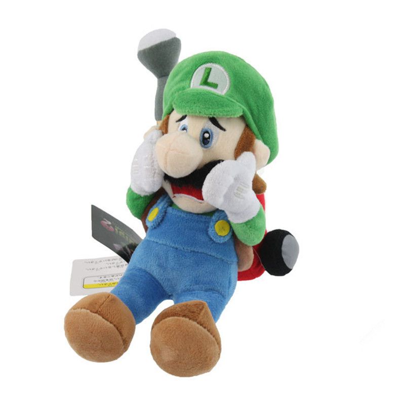 18cm Mario Super Bros Luigi Boneka Plush Boneka Mario Lembut Caterpillar Mainan Birdo