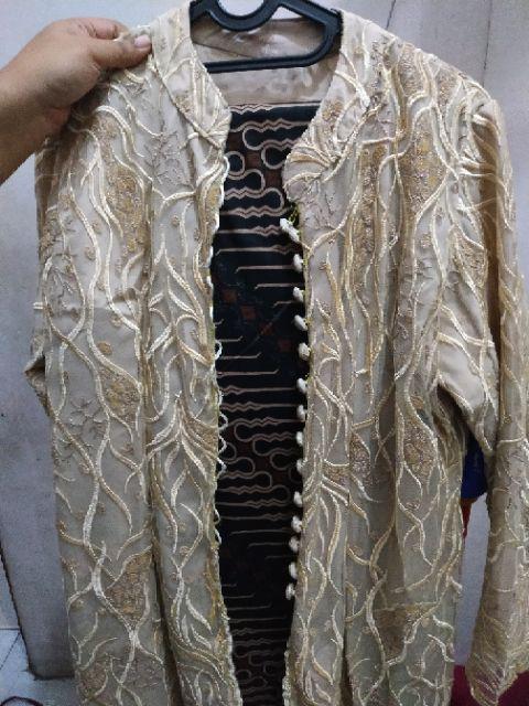 Batik Pekalongan Printing Mix Tulle Mutiara Mewah