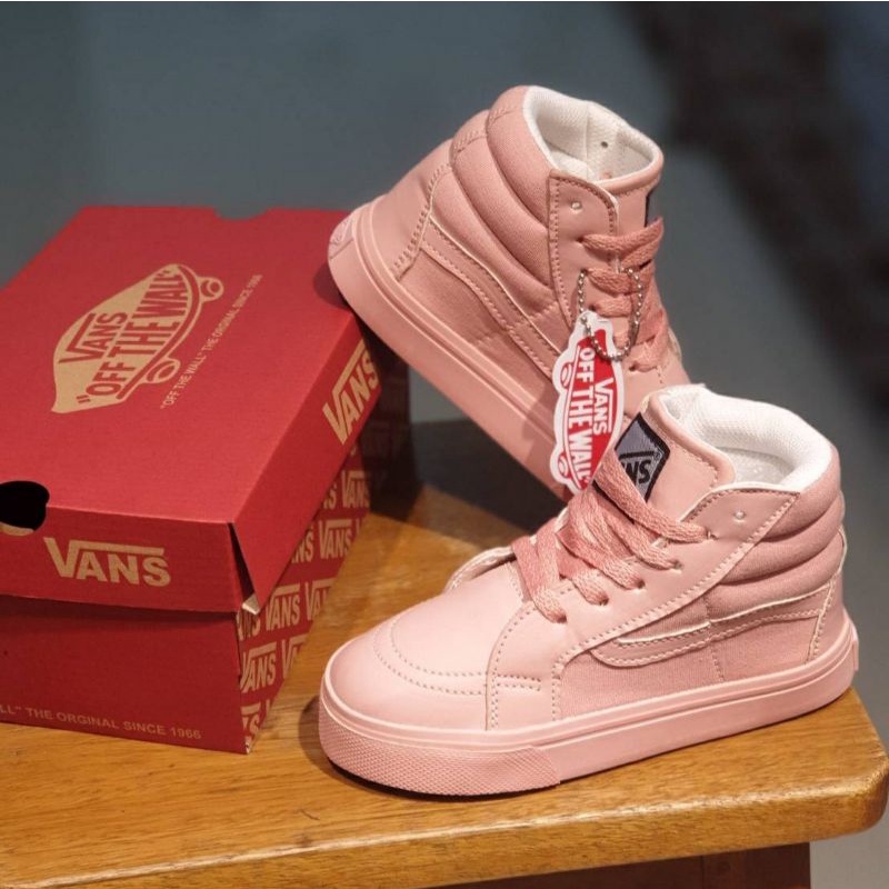 SEPATU ANAK PEREMPUAN TRENDY FULL PEACH KEREN