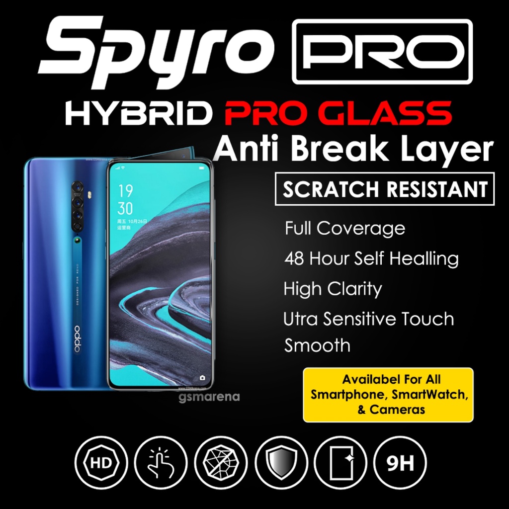 PREMIUM HYDROGEL OPPO RENO 2 3 4 Z PRO 10X ZOOM ANTI GORES FULL SCREEN GUARD