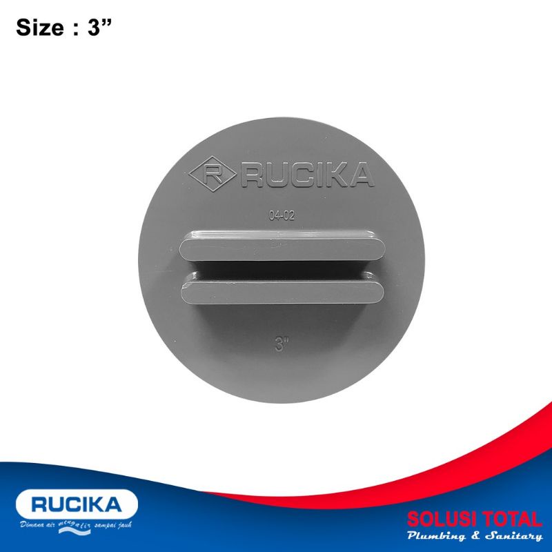 Clean out 3" rucika