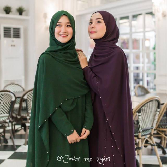 Dress Kondangan (Seserahan) Cantik Muslimah Syari Medina by Cover Me Ready Stock
