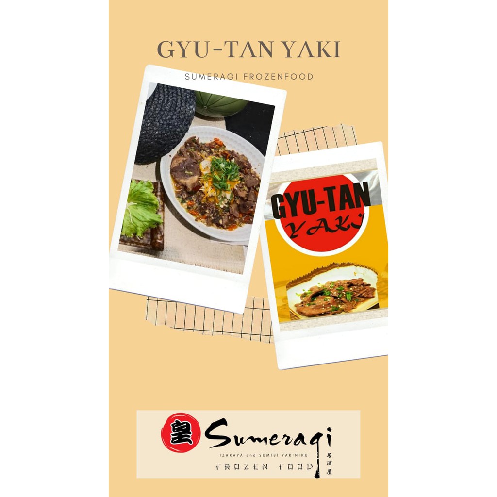 

FOOD SUMERAGI FROZEN GYUTAN YAKI/Lidah Sapi Halal