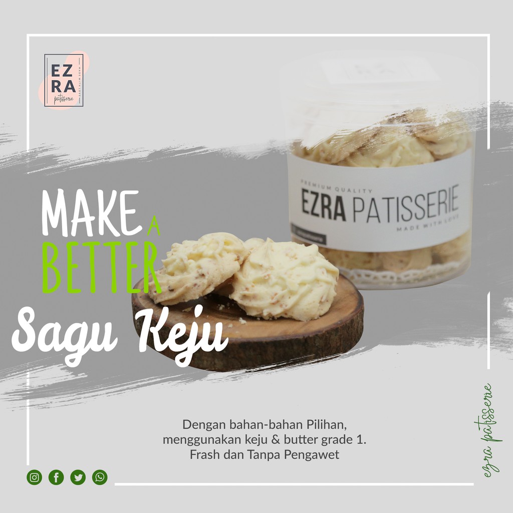 

Sagu Keju Kue Kering untuk Lebaran | Natal | Parcel