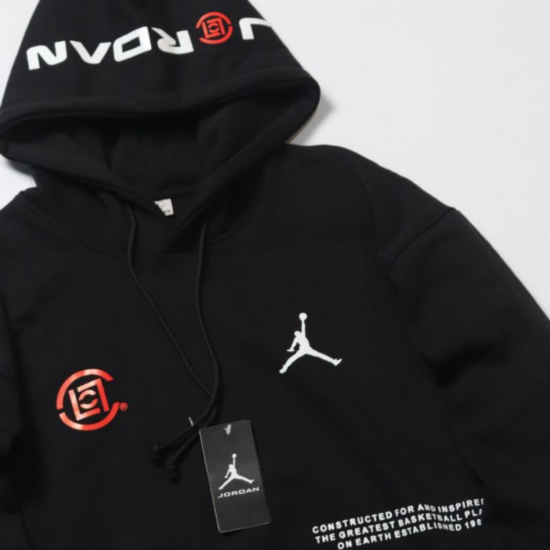 SWEATER HOODIE AIR JORDAN HITAM PRIA/WANITA