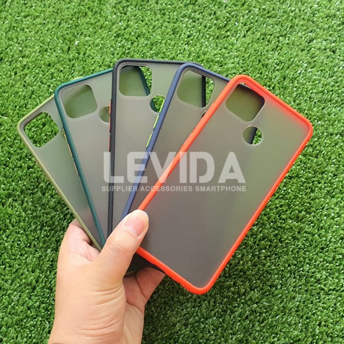 CASE REALME C25 SOFT CASE MATTE COLORED FROSTED