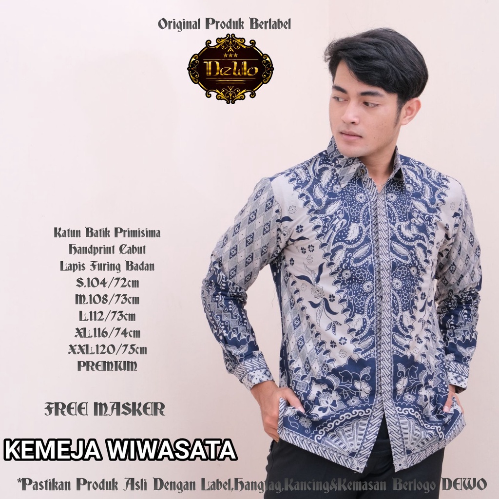 WIWASATA DEWO BATIKSOLOAMANAH KEMEJA BAJU BATIK PRIA SOLO LENGAN PANJANG PENDEK LAPIS FURING ATASAN BATIK PREMIUM MODERN KATUN HALUS ATMADEWA HITAM RAGNALA HITAM RAGNALA KUNING PARANG GURDHO IJO WIKRAMA NEENA  PRIYATAMA WIRASTIKA MAHESWARA GANDEWA MANDURA