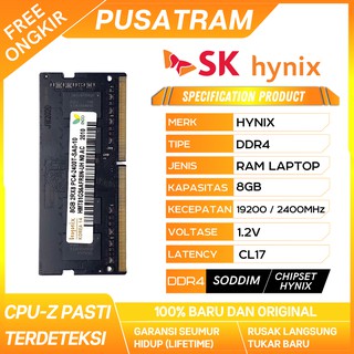 RAM LAPTOP HYNIX DDR4 8GB 2400 MHz 19200 ORI GAMING RAM NB DDR4 8GB