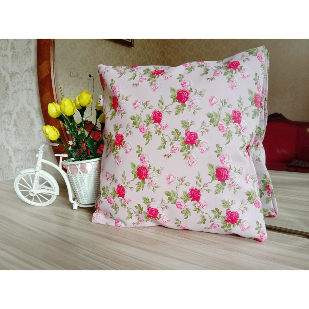 sarung bantal kursi sofa yoga sintetis 40x40