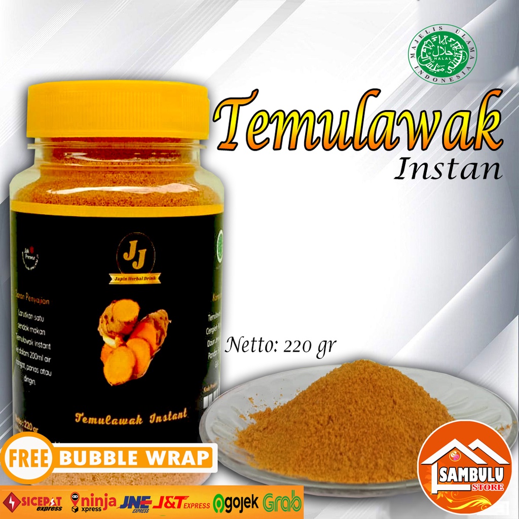 

Jamu Temulawak Bubuk Halal 220g Minuman Tradisional oleh Jupin Herbal Drink