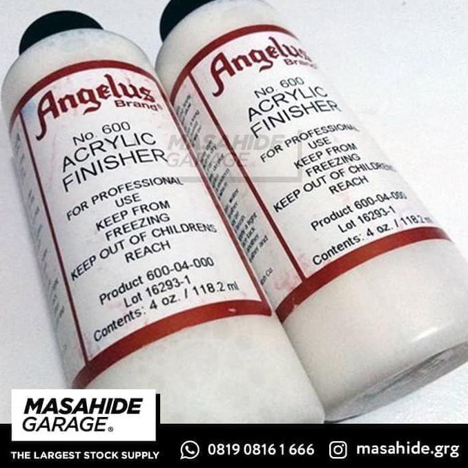 

Angelus Paint Acrylic Finisher - 4oz / 120ml - NORMAL