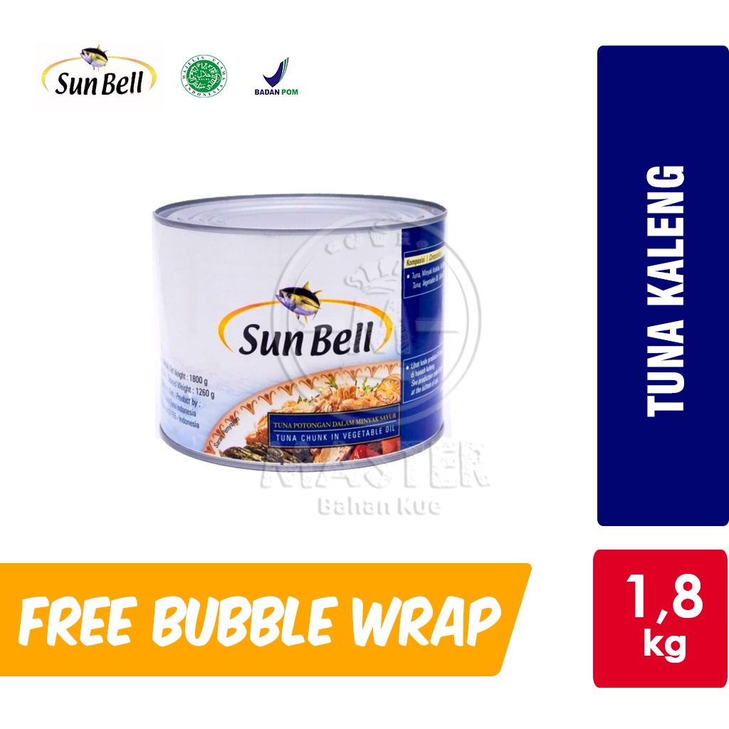 

Sunbell / Sun Bell Tuna Chunk In Oil [Kaleng 1800gr]
