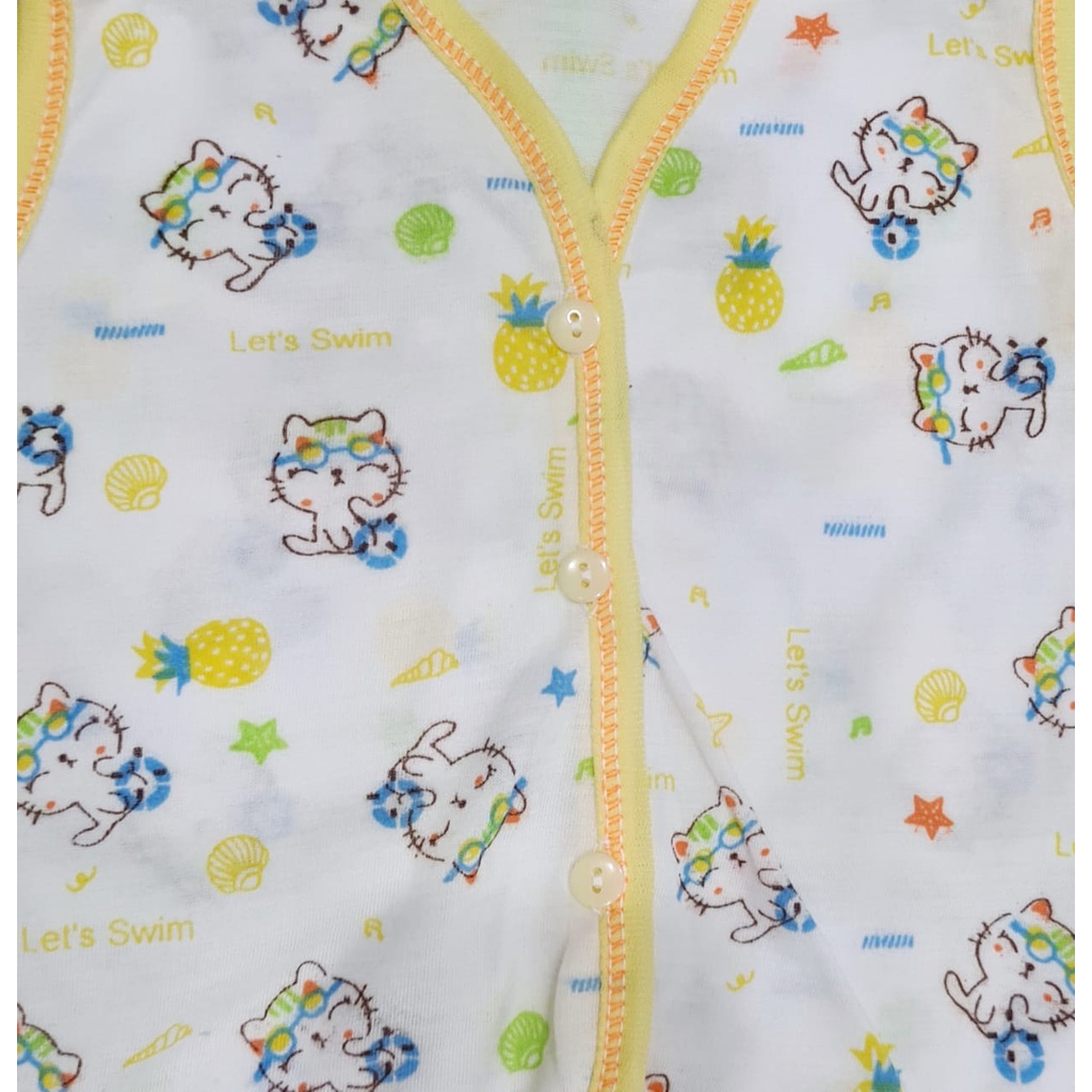 3 Pcs Setelan kutung bayi newborn isi 6 / SKA-05 setelan yukensi bayi baru lahir / baju bayi baru lahir