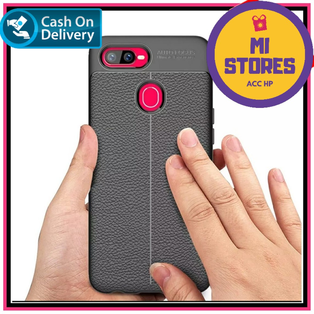 Case Oppo A12 - Oppo A7 - Oppo A5s Auto Focus Leather Premium Softcase