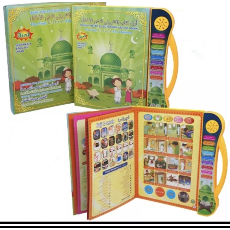 MAINAN ANAK - MAINAN EDUKASI BUKU PINTAR ELEKTRONIK THE FIRST E-BOOK FOR CHILDREN-3