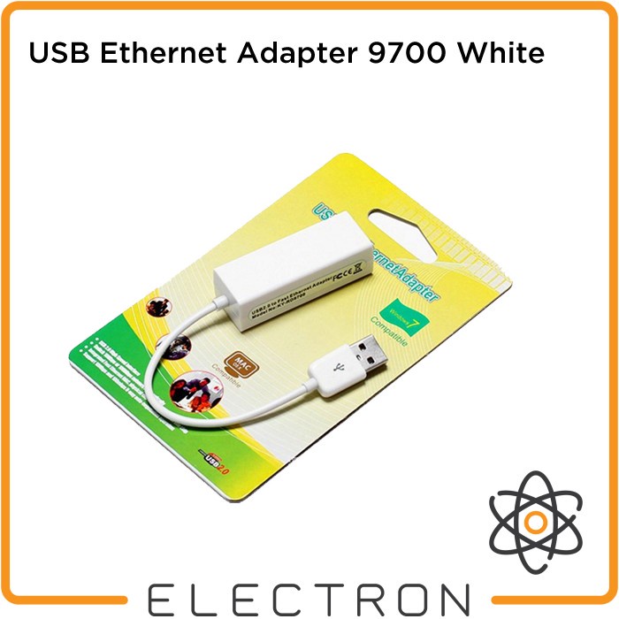 USB Ethernet Adapter 9700 White USB2.0 to LAN RJ45 UTP 2.0 RJ 45