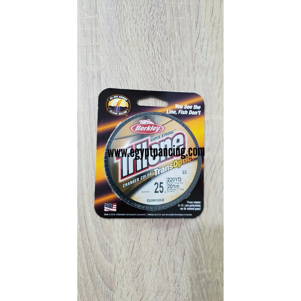 BERKLEY TRILENE TRANSOPTIC 25LB 220YD SAP 1314412