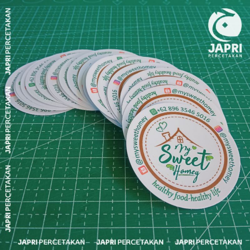 

Cetak Stiker Label Kemasan Produk