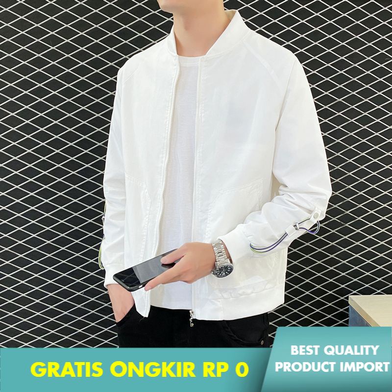 Jaket Pria Fashion  Pemuda Bisbol Seragam Sederhana Fashion   Korea Fashion  Jaket Jaket Impor