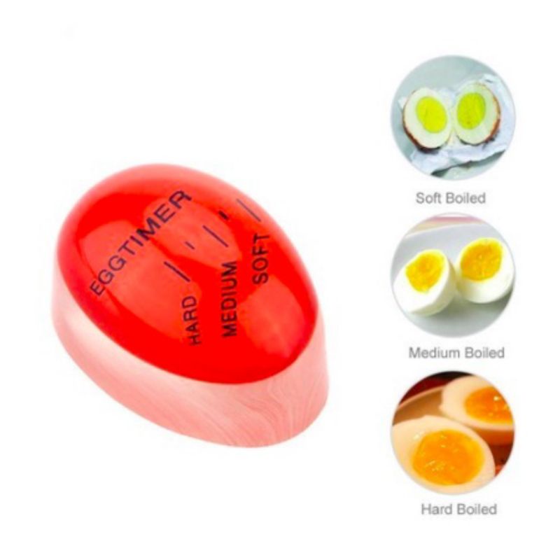 Egg Timer Alat Pengukur Kematangan Telur Rebus Indikator Masak Ukur Matang Telur