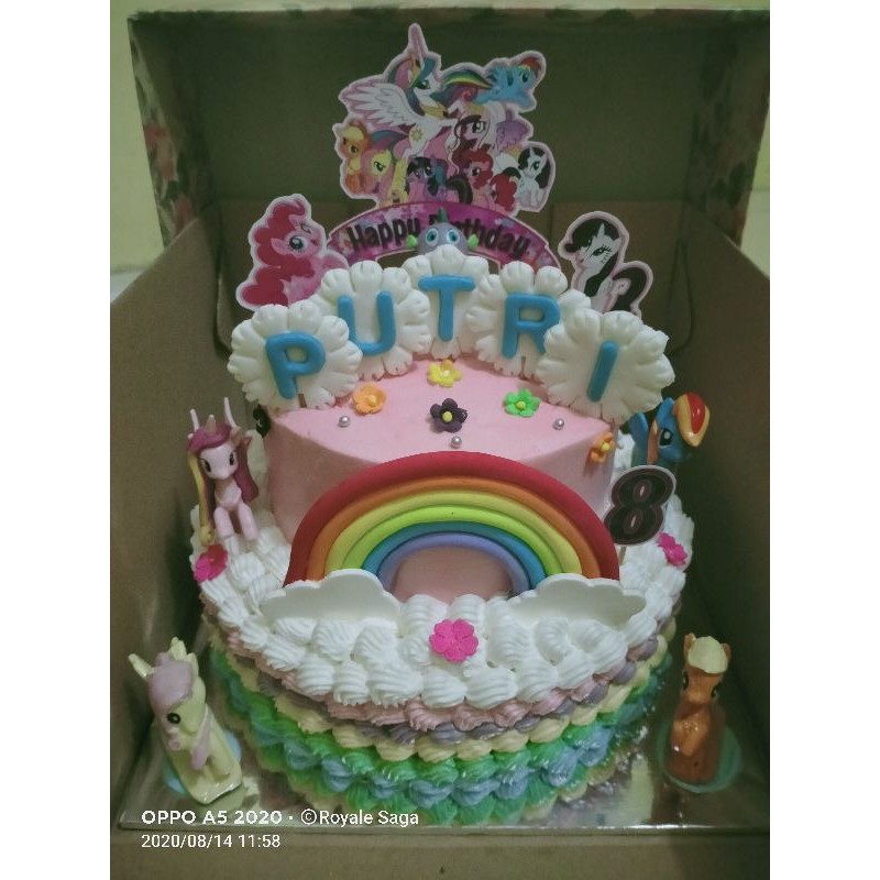 

kue ulang tahun little pony
