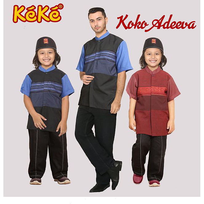 KEKE KPSRK05 DAN KDSRK05,  KOKO ANAK DAN KOKO AYAG KEKE BUSANA MUSLIM ADEEVA SERIES