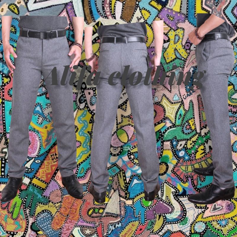 PANTS FORMAL / CELANA FORMAL PRIA / CELANA KAIN SLIMFIT WOOL / CELANA KERJA PRIA /CELANA SLIMFIT / C