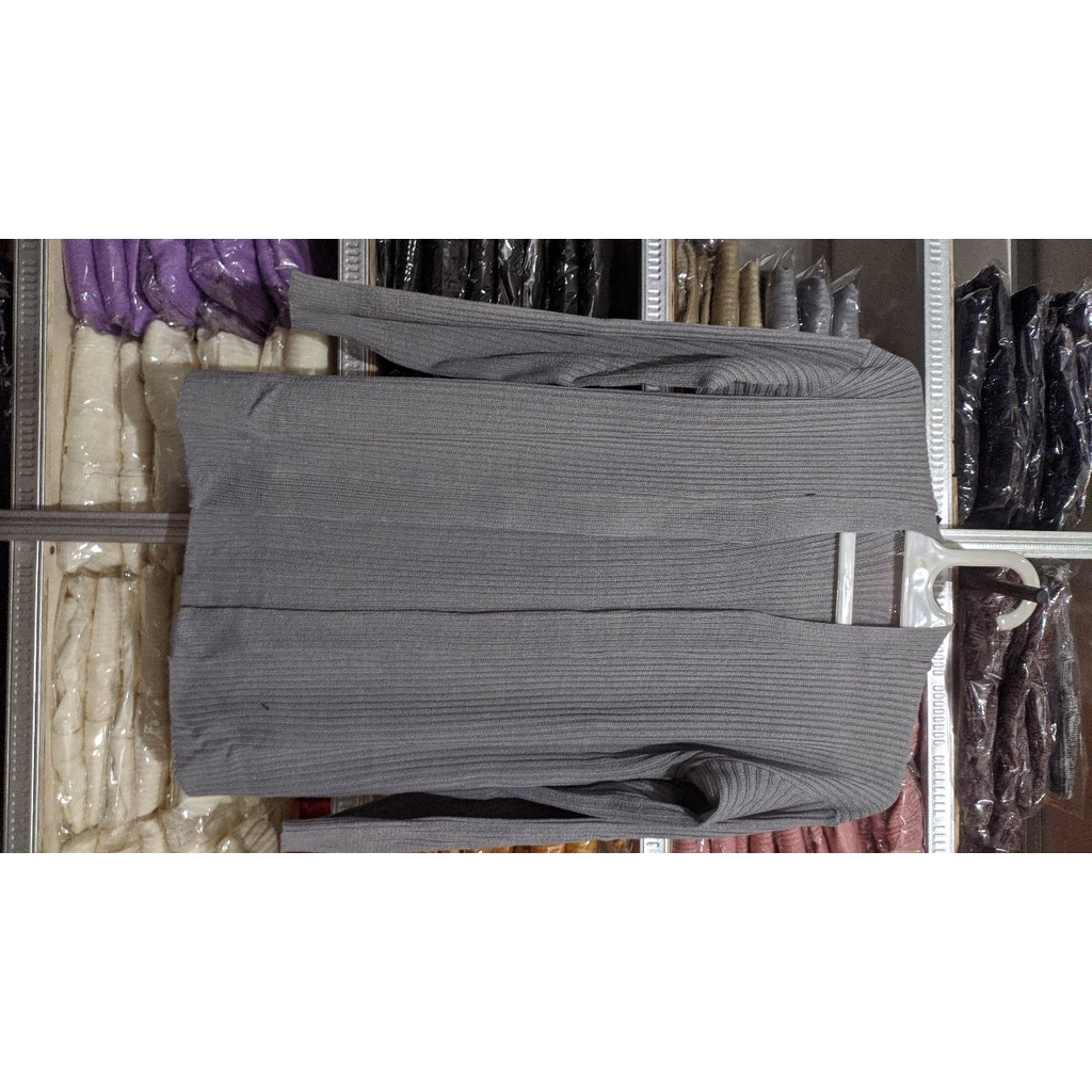 cardigan breska,cardigan GPS,cardigan rajut,kardigan rajut-nila