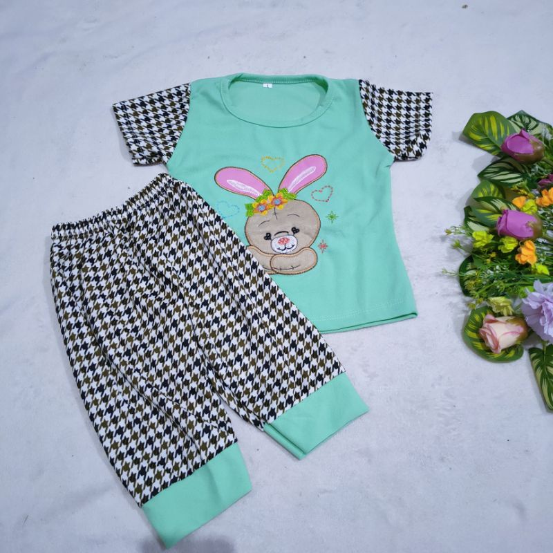 Setelan Anak 1 2 Tahun cewek perempuan baju murah ( Setelan Little Star )