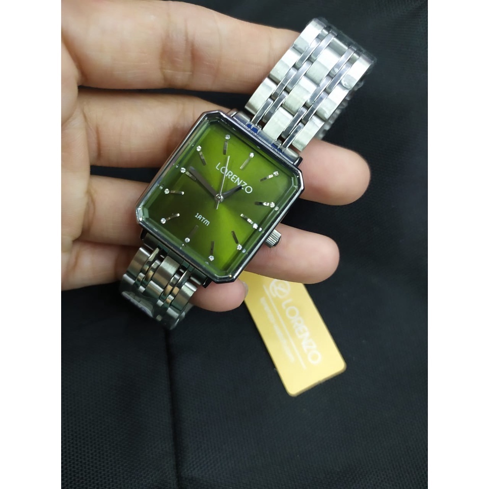 Jam Tangan Wanita Lorenzo Original 7119 Rantai Stainless Steel