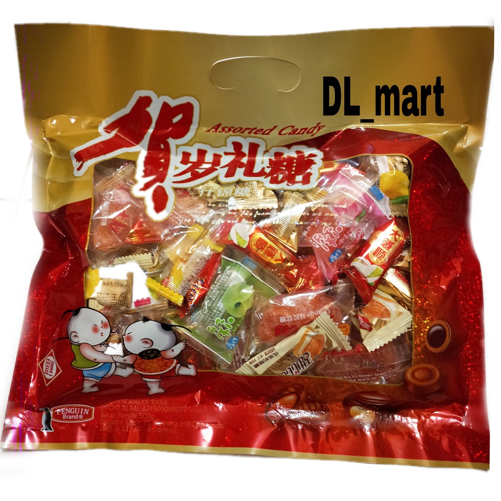 

Permen Aneka Rasa Buah / Assorted Candy / Permen Manisan Buah Penguin Brand Permen Aneka Rasa Barongsai