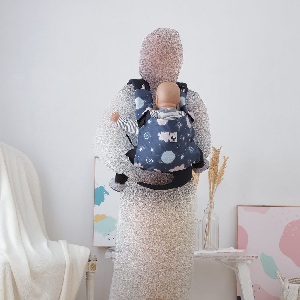 GENDONGAN BAYI M-SHAPE SIMPELINA OVERNIGHT by Nana Babycarrier