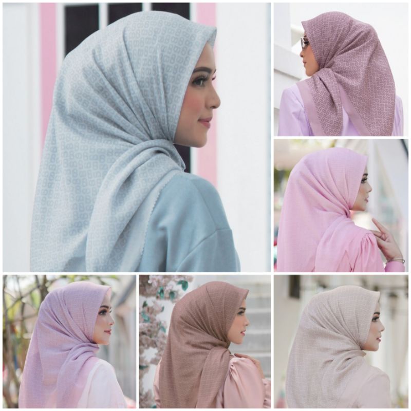 Tapis Square Buttonscarves Voal Black Aventurine Mulberry