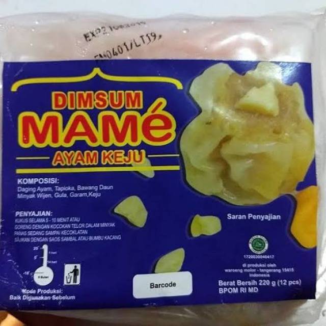 

MAMA FROZEN-DIMSUM MAME AYAM KEJU