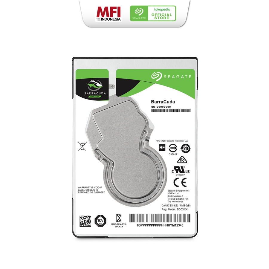 2.5&quot; 1TB HARDISK SEAGATE BARRACUDA INTERNAL LAPTOP 1TB SATA 2.5&quot; Hdd Int Hardisk 100% GARANSI RESMI MFI