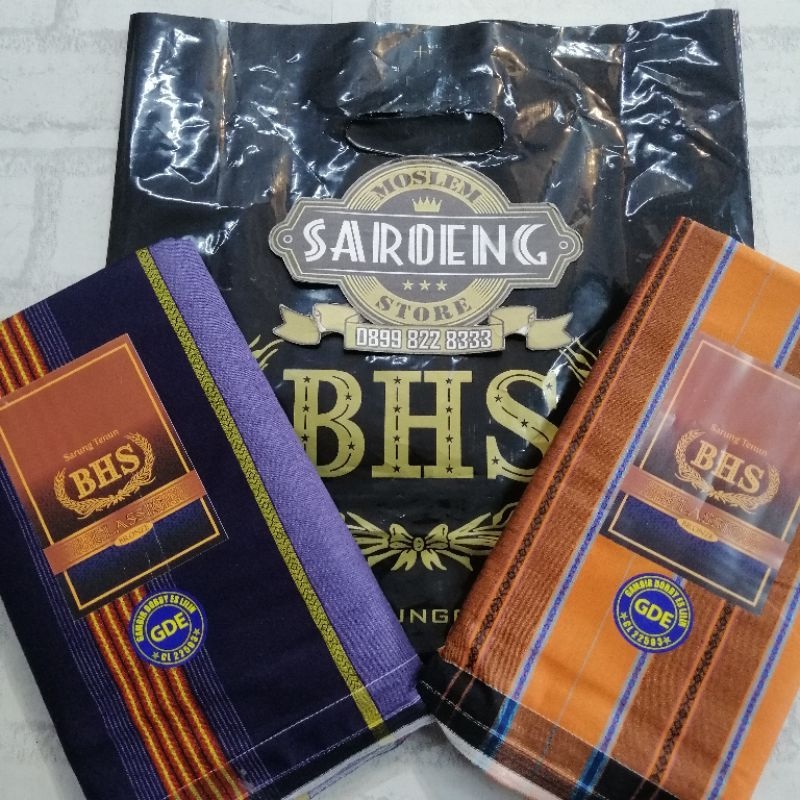 Sarung Tenun BHS Classic Bronze GDE Gambiran Dobby Es Lilin