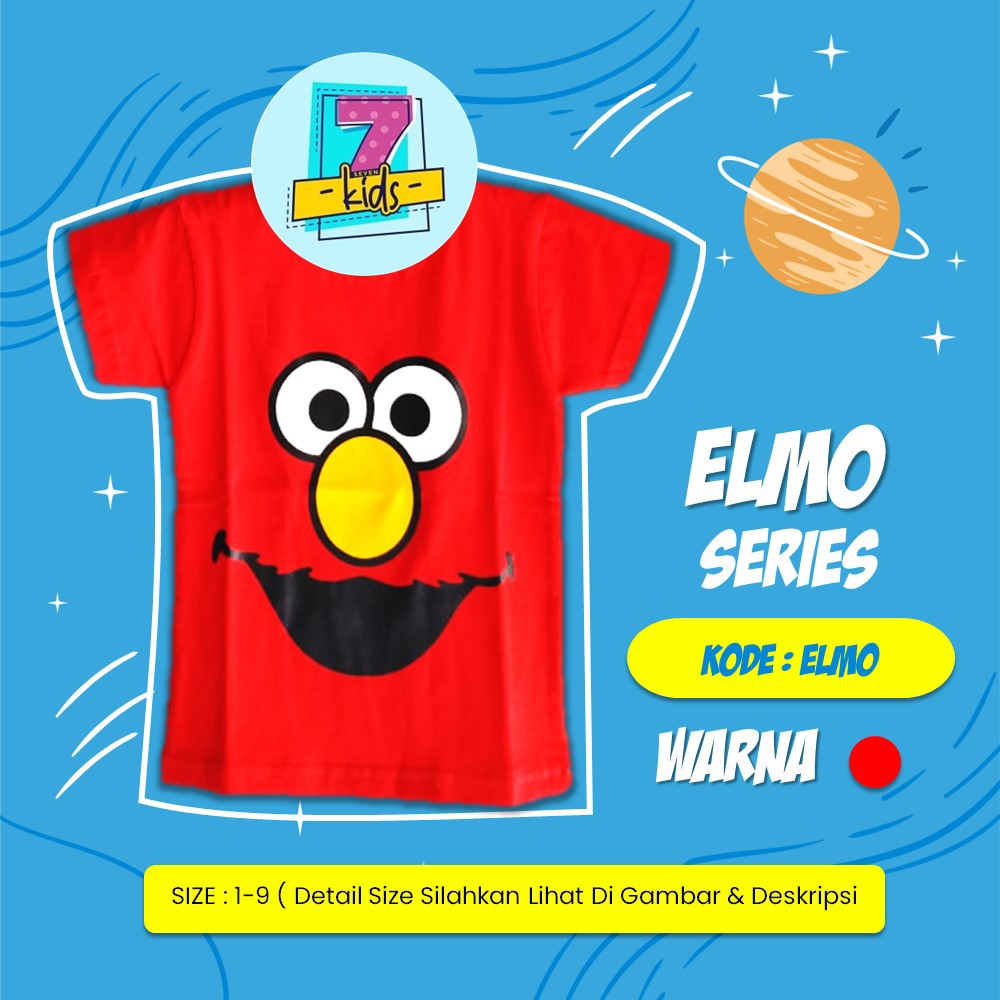 Kaos Anak Karakter Elmo