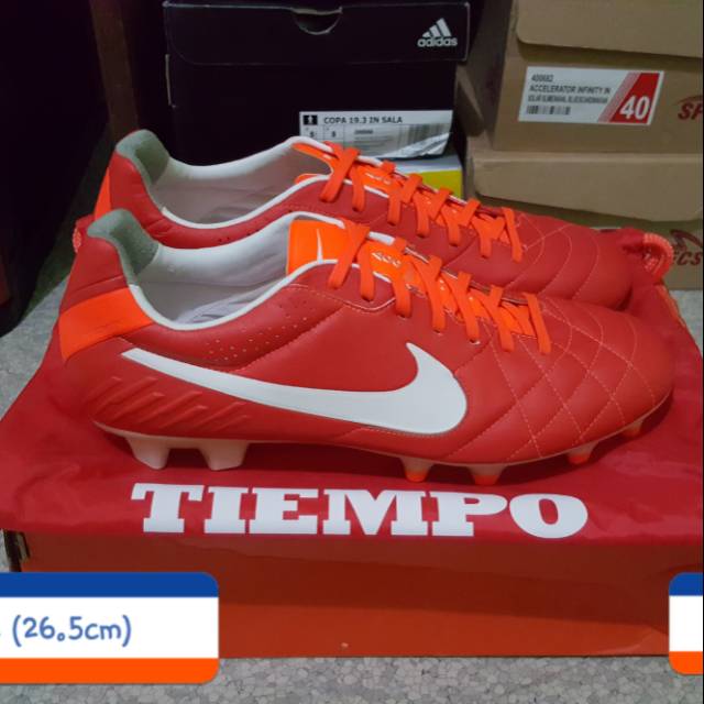 Nike Tiempo Legend IV FG size 42 (26.5cm) fullset | Shopee Indonesia