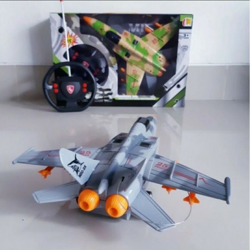 Mainan RC Pesawat Jet Tempur - Aircraft Remote Control Anak Remot